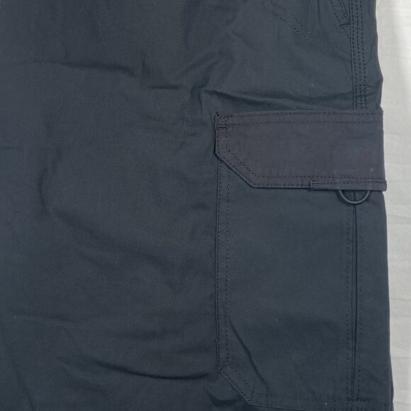 Lee Shorts Mens 46 Cargo Stretch Extreme Motion Flat Front Black Flex NWT - Picture 3 of 8